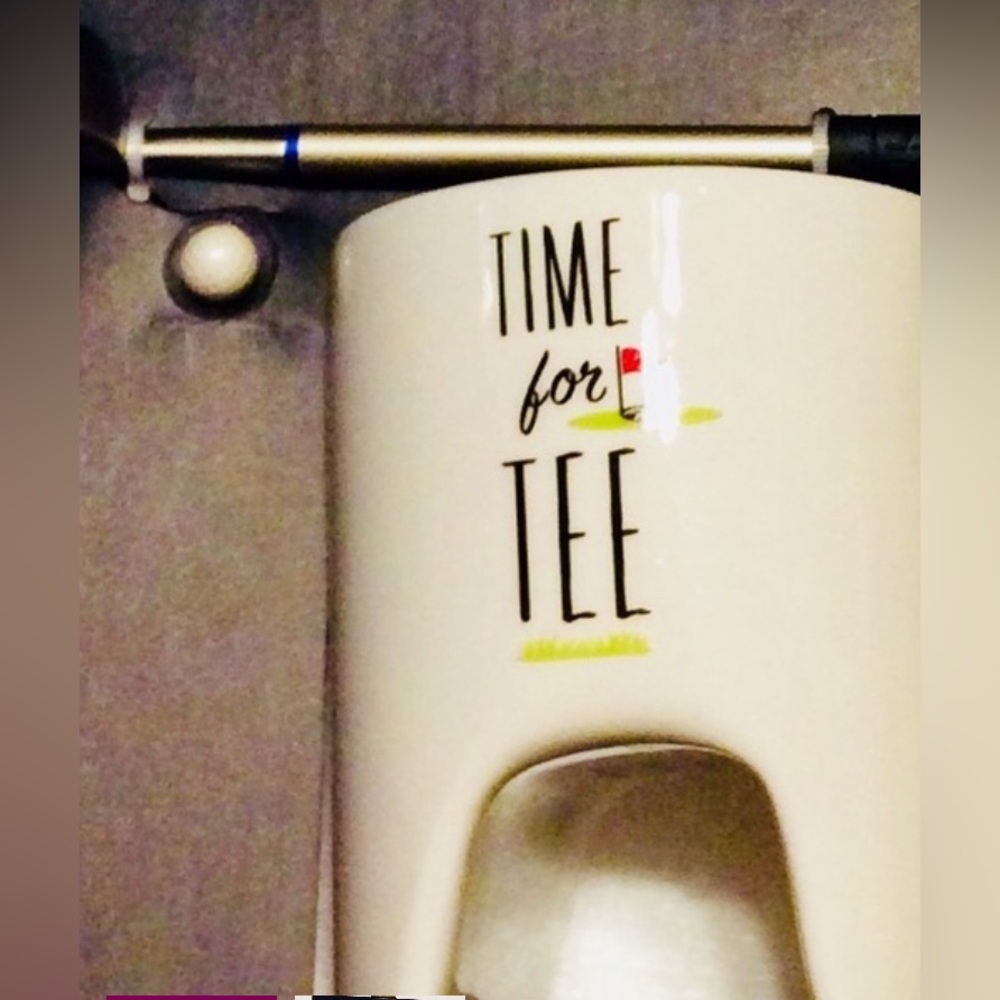Golf Tee Coffee Cup Mini Club Pen and Ball Office